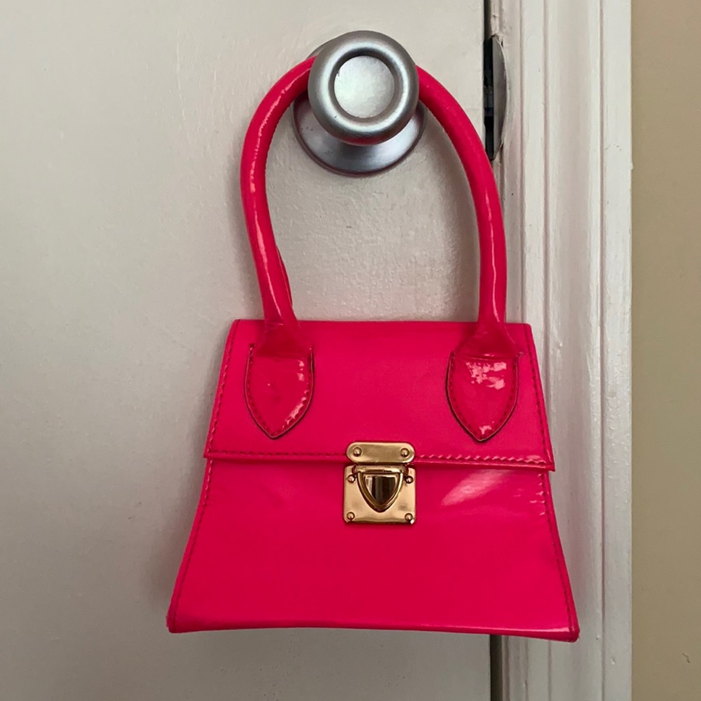 NEON PINK MINI PURSE